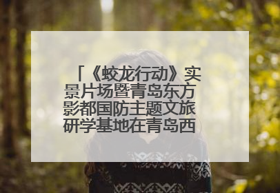 《蛟龙行动》实景片场暨青岛东方影都国防主题文旅研学基地在青岛西海岸新区开业