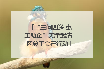 “三问四送 惠工助企”天津武清区总工会在行动
