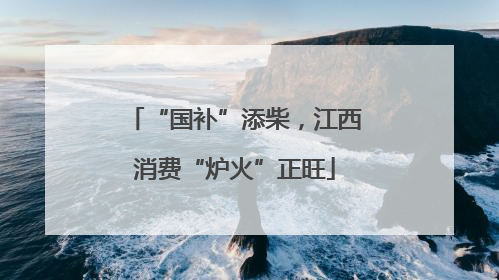 “国补”添柴，江西消费“炉火”正旺