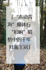 “声动青海”媒体行“扣响”暗格中的千年吐蕃王冠