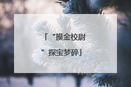 “摸金校尉”探宝梦碎
