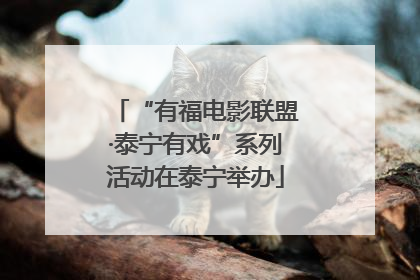 “有福电影联盟·泰宁有戏”系列活动在泰宁举办