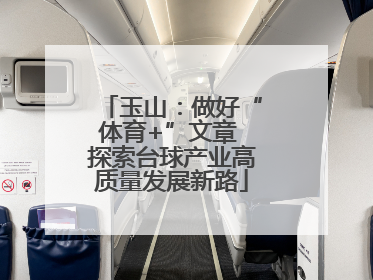 玉山：做好“体育+”文章 探索台球产业高质量发展新路