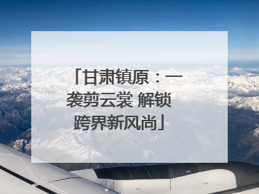 甘肃镇原：一袭剪云裳 解锁跨界新风尚