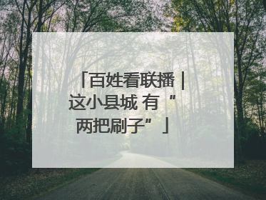百姓看联播｜这小县城 有“两把刷子”
