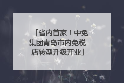 省内首家！中免集团青岛市内免税店转型升级开业