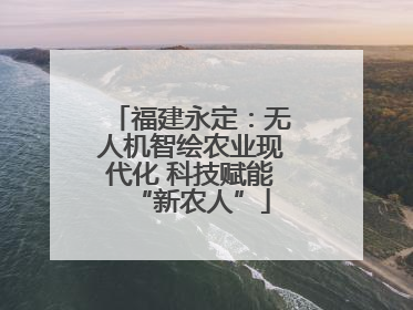 福建永定：无人机智绘农业现代化 科技赋能“新农人”