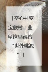 空心村变宝藏村！曲阜这里藏着“世外桃源”