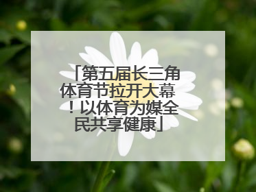 第五届长三角体育节拉开大幕！以体育为媒全民共享健康