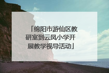 绵阳市游仙区教研室到云凤小学开展教学视导活动