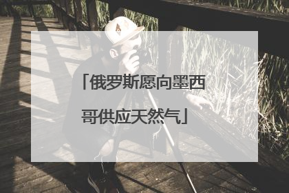 俄罗斯愿向墨西哥供应天然气