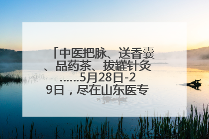 中医把脉、送香囊、品药茶、拔罐针灸……5月28日-29日，尽在山东医专附属医院中医夜市