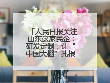 人民日报关注山东这家民企：研发定制，让“中国大棚”扎根全球40余国