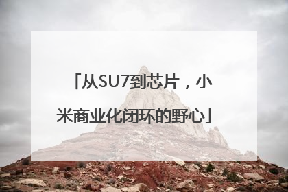 从SU7到芯片，小米商业化闭环的野心