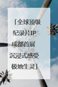 全球顶级纪录片IP成都首展 沉浸式感受极地生灵