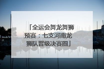 全运会舞龙舞狮预赛：七支河南龙狮队晋级决赛圈