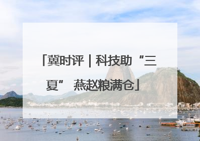 冀时评｜科技助“三夏” 燕赵粮满仓
