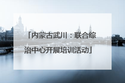 内蒙古武川：联合综治中心开展培训活动