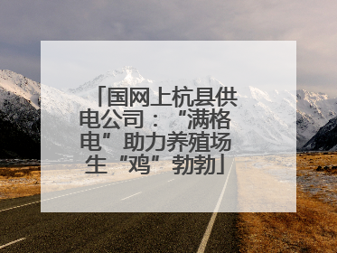 国网上杭县供电公司：“满格电”助力养殖场生“鸡”勃勃