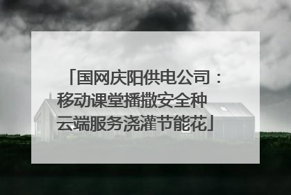 国网庆阳供电公司：移动课堂播撒安全种 云端服务浇灌节能花