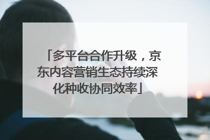 多平台合作升级，京东内容营销生态持续深化种收协同效率