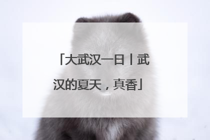 大武汉一日丨武汉的夏天，真香