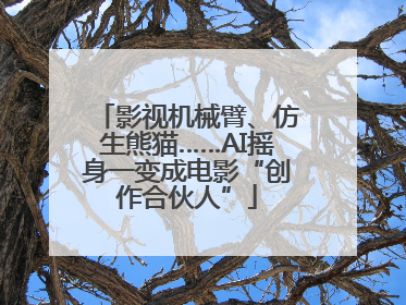 影视机械臂、仿生熊猫……AI摇身一变成电影“创作合伙人”