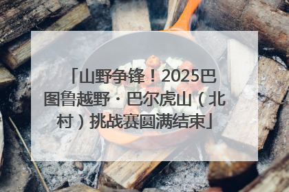 山野争锋！2025巴图鲁越野・巴尔虎山（北村）挑战赛圆满结束
