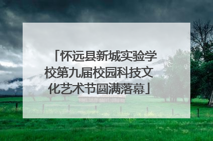 怀远县新城实验学校第九届校园科技文化艺术节圆满落幕