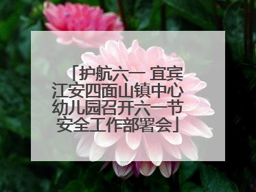 护航六一 宜宾江安四面山镇中心幼儿园召开六一节安全工作部署会