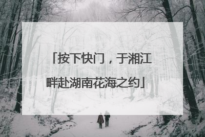 按下快门，于湘江畔赴湖南花海之约