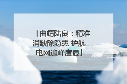曲靖陆良：精准消缺除隐患 护航电网迎峰度夏