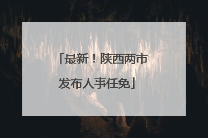 最新！陕西两市发布人事任免