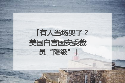 有人当场哭了？美国白宫国安委裁员“降级”