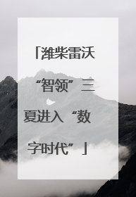 潍柴雷沃“智领”三夏进入“数字时代”