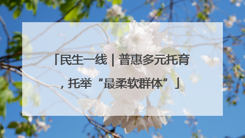 民生一线｜普惠多元托育，托举“最柔软群体”
