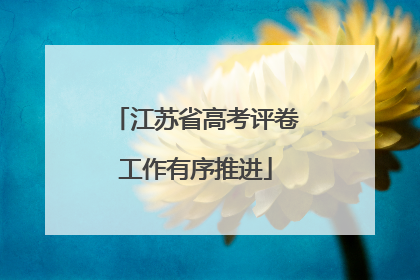 江苏省高考评卷工作有序推进