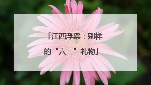 江西浮梁：别样的“六一”礼物
