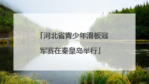 河北省青少年滑板冠军赛在秦皇岛举行