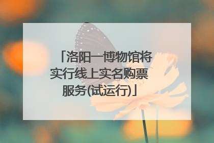 洛阳一博物馆将实行线上实名购票服务(试运行)