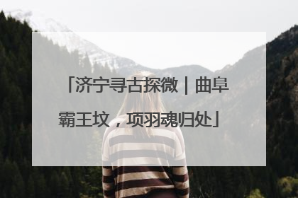 济宁寻古探微｜曲阜霸王坟，项羽魂归处