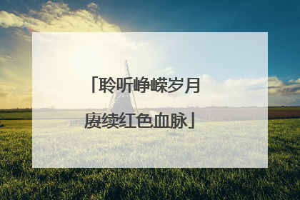聆听峥嵘岁月 赓续红色血脉