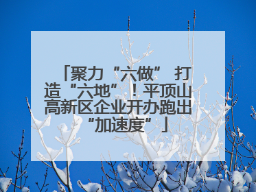 聚力“六做” 打造“六地”！平顶山高新区企业开办跑出“加速度”
