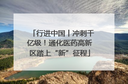行进中国丨冲刺千亿级！通化医药高新区踏上“新”征程