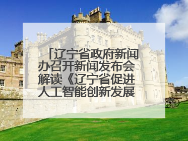 辽宁省政府新闻办召开新闻发布会解读《辽宁省促进人工智能创新发展实施方案》