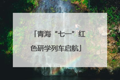 青海“七一”红色研学列车启航