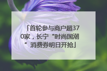 首轮参与商户超370家，长宁“时尚国潮”消费券明日开抢