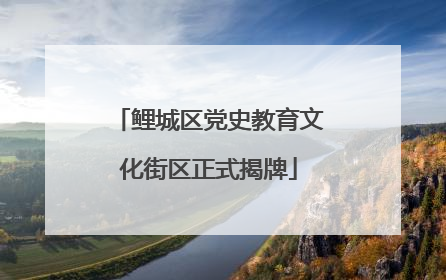 鲤城区党史教育文化街区正式揭牌