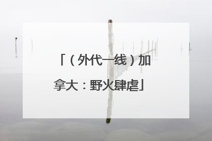 （外代一线）加拿大：野火肆虐