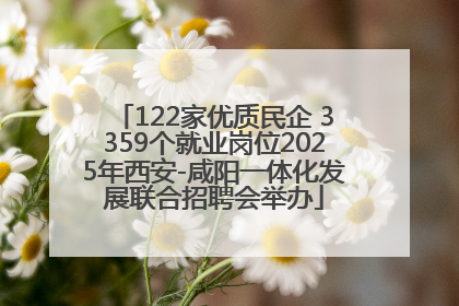 122家优质民企 3359个就业岗位2025年西安-咸阳一体化发展联合招聘会举办